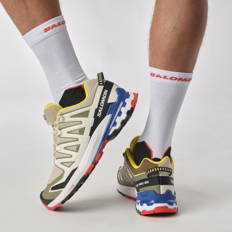 Кросівки Salomon XA PRO 3D V9 M - білі/ зелені/ сині