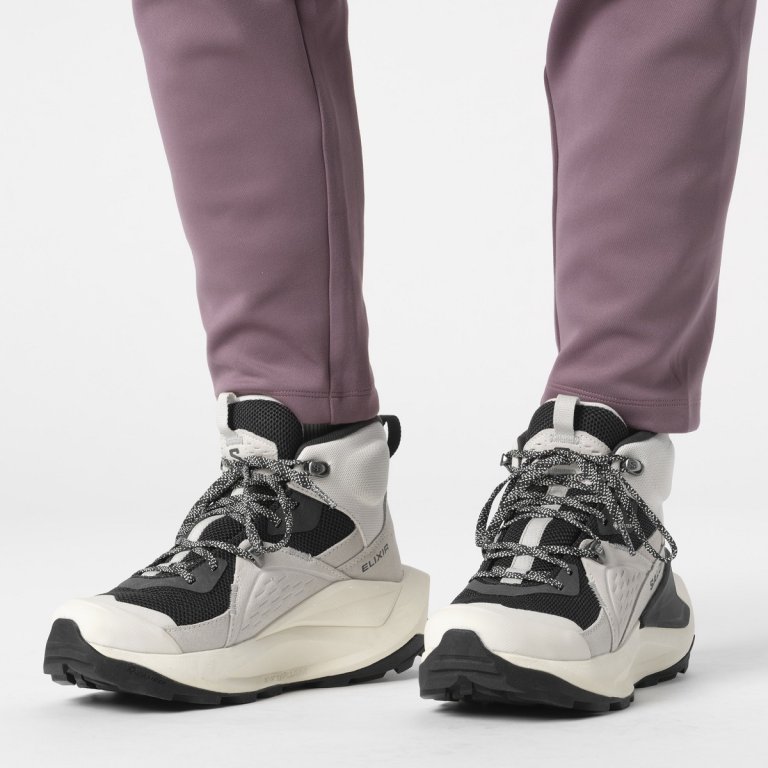 Кросівки високі Salomon Elixir Mid GTX W - світло-бежеві/ чорні