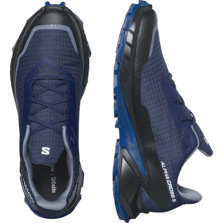 Кросівки Salomon Alphacross 5 GTX M - сині/ чорні