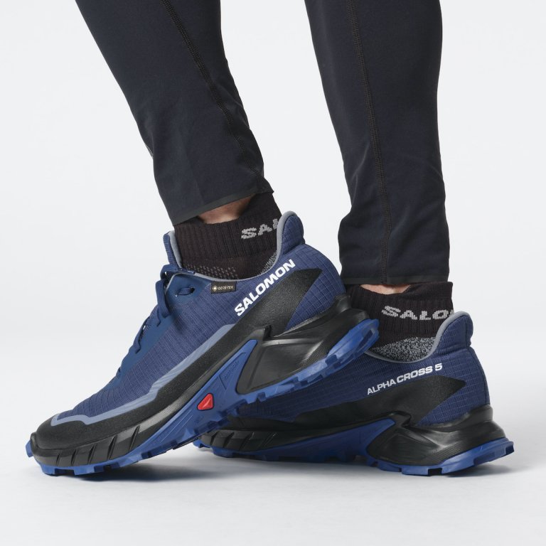Кросівки Salomon Alphacross 5 GTX M - сині/ чорні