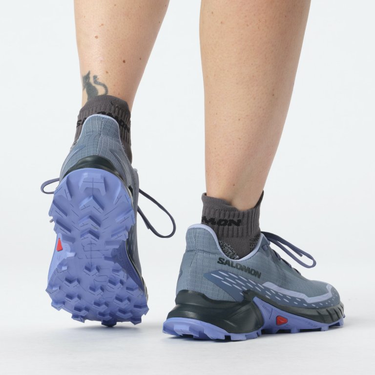 Кросівки Salomon Alphacross 5 W - сині/сірі