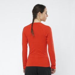 Футболка Salomon S LAB Ultra LS Seam Tee - червона
