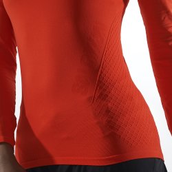 Футболка Salomon S LAB Ultra LS Seam Tee - червона