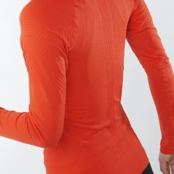 Футболка Salomon S LAB Ultra LS Seam Tee - червона