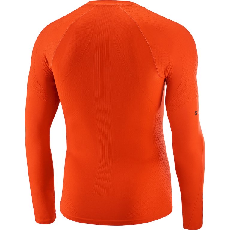 Футболка Salomon S LAB Ultra LS Seam Tee - червона