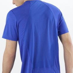 Футболка Salomon Outline SS Tee M - синя