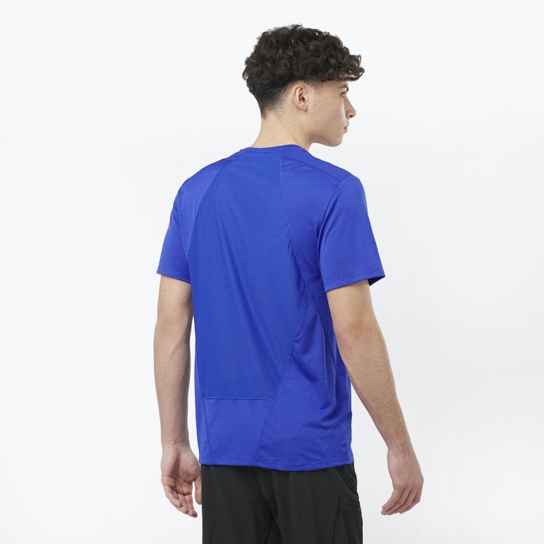 Футболка Salomon Outline SS Tee M - синя
