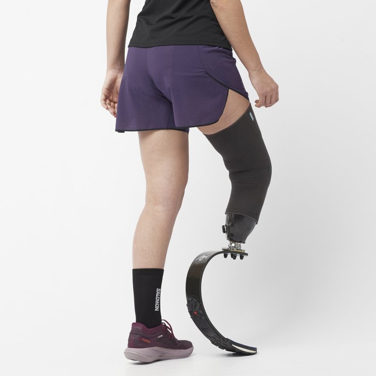Шорти Salomon Sense Aero 5'' Short W - фіолетові