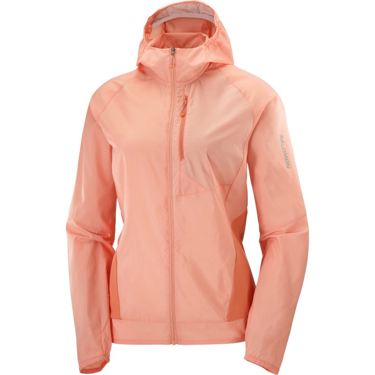 Куртка Salomon Bonatti Cross FZ Hoodie W - помаранчева