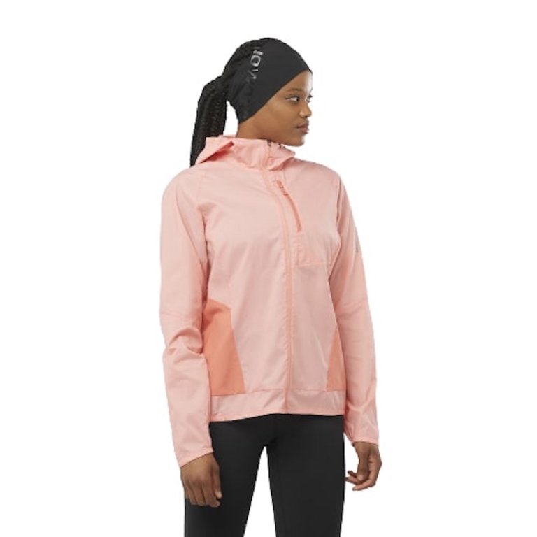 Куртка Salomon Bonatti Cross FZ Hoodie W - помаранчева