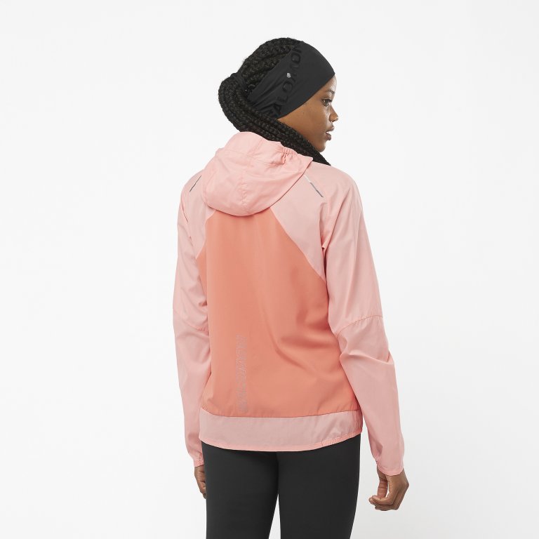 Куртка Salomon Bonatti Cross FZ Hoodie W - помаранчева