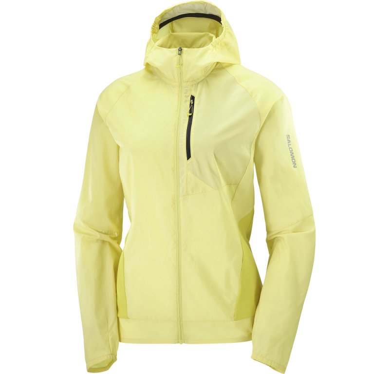 Куртка Salomon Bonatti Cross FZ Худі W - жовта