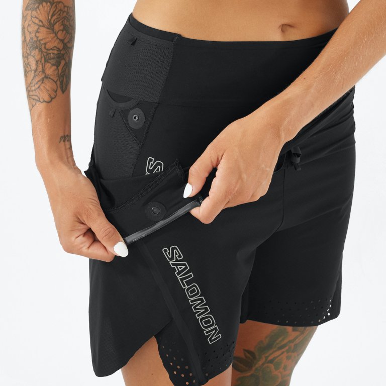 Шорти Salomon S/LAB Speed 2IN1 Short W - чорні