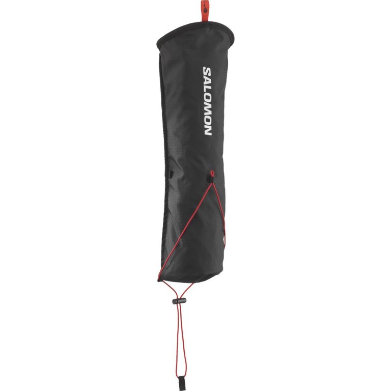 Vak na trekové hole Salomon CUSTOM QUIVER - černá/bílá/červená