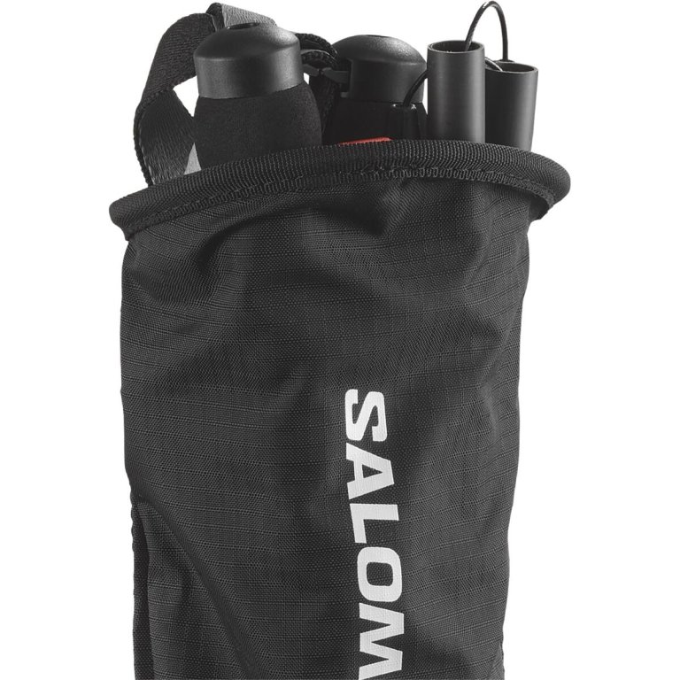 Vak na trekové hole Salomon CUSTOM QUIVER - černá/bílá/červená