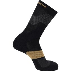 Шкарпетки Salomon X Ultra Crew Socks - чорні/коричневі