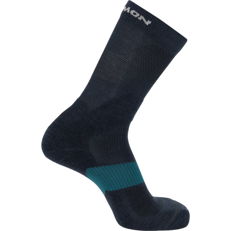 Шкарпетки Salomon X Ultra Crew Socks - чорні/сині