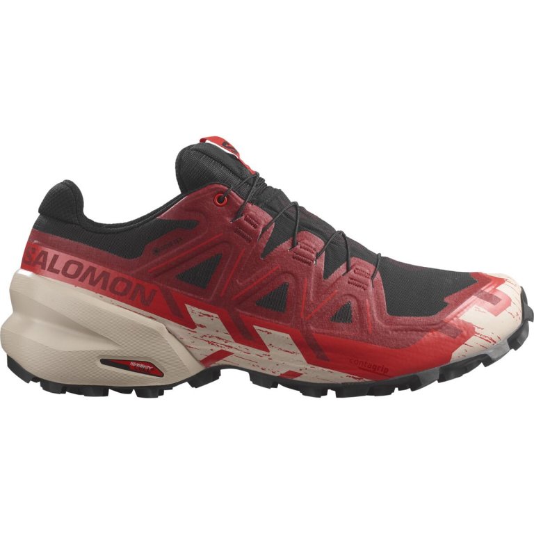 Кросівки Salomon Speedcross 6 GTX M - червоні/ чорні / сірі