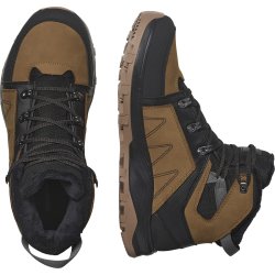 Кросівки високі Salomon Outchill TS CSWP M - коричневі/ чорні