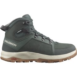 Кросівки високі Salomon Outchill TS CSWP M - темно зелені/ коричневі/ сірі
