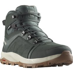 Кросівки високі Salomon Outchill TS CSWP M - темно зелені/ коричневі/ сірі
