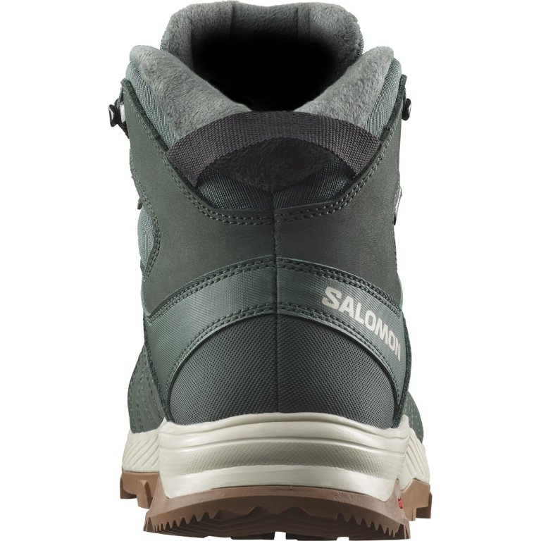 Кросівки високі Salomon Outchill TS CSWP M - темно зелені/ коричневі/ сірі
