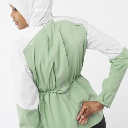 Куртка Salomon Bonatti Trail JKT W - зелена/біла