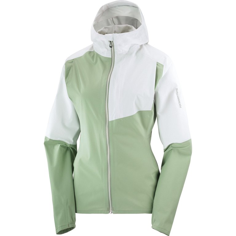 Куртка Salomon Bonatti Trail JKT W - зелена/біла