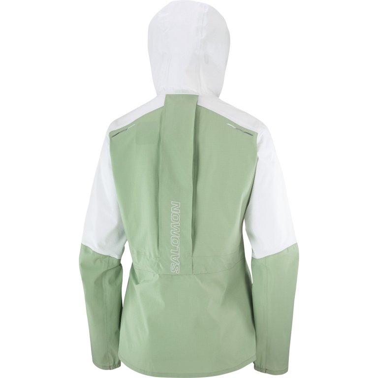 Куртка Salomon Bonatti Trail JKT W - зелена/біла