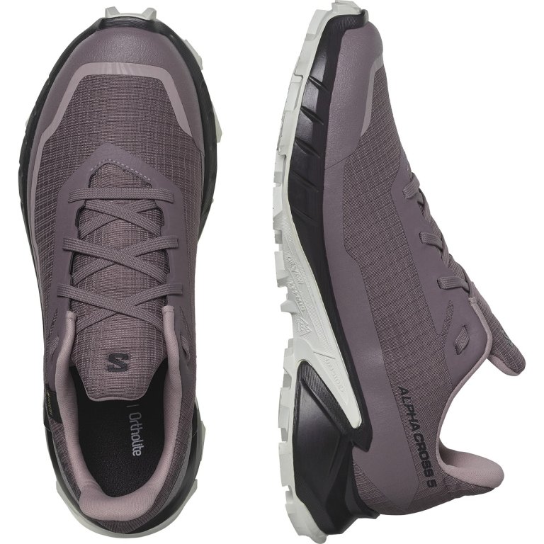 Кросівки Salomon Alphacross 5 GTX W - фіолетові/ чорні