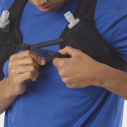 Рюкзак Salomon Pulse 2 з флягами - чорний
