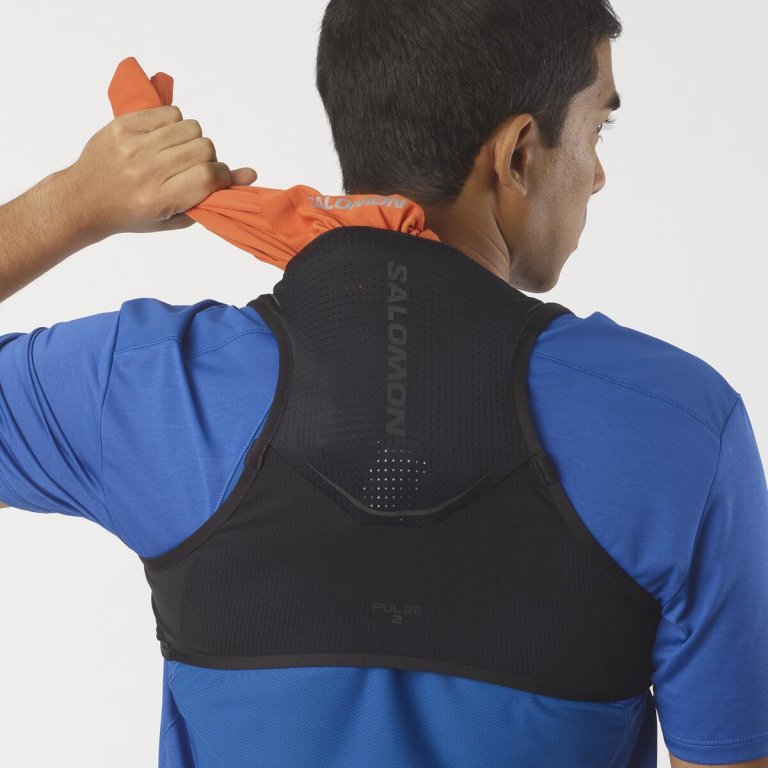 Рюкзак Salomon Pulse 2 з флягами - чорний