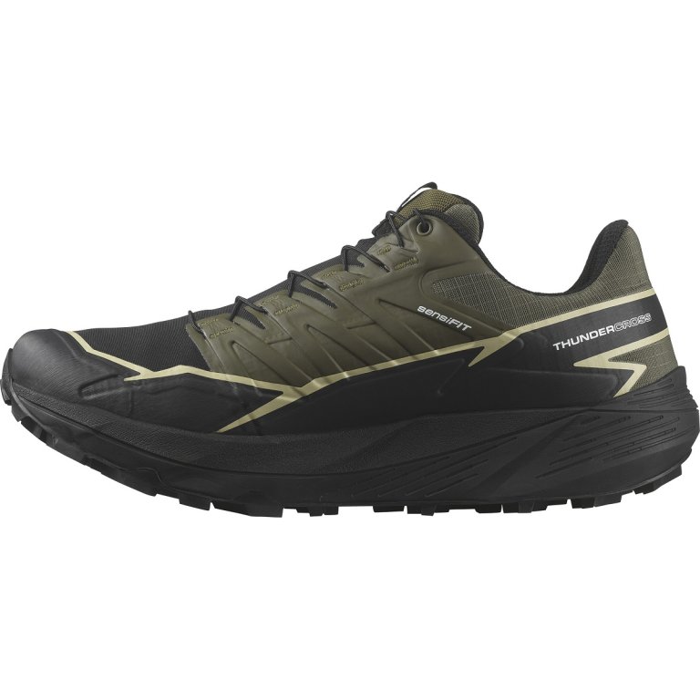 Кросівки Salomon Thundercross GTX M - темно зелені/ чорні