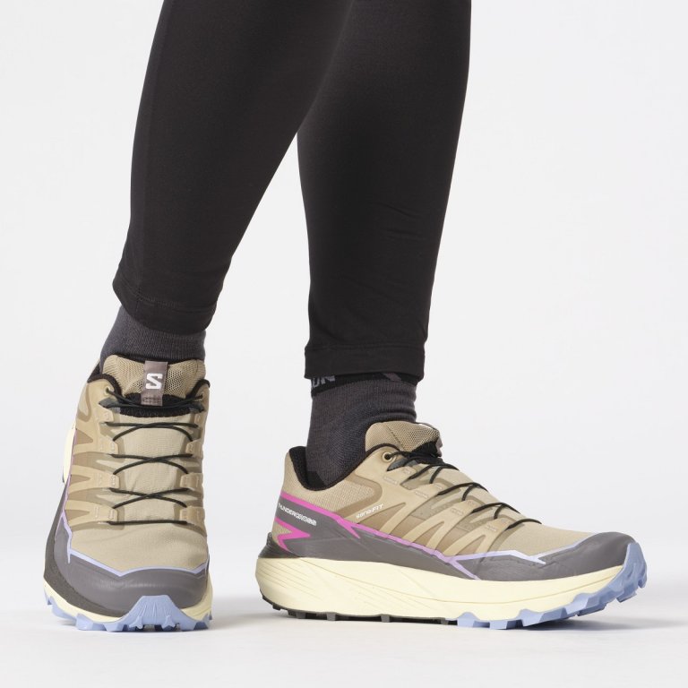 Кросівки Salomon Thundercross W - коричневі/ сірі