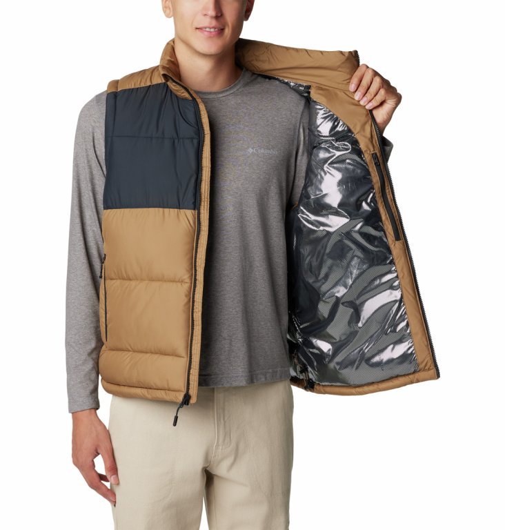 Жилет Columbia Pike Lake™ II Vest M - коричневий/чорний
