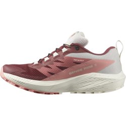 Кросівки Salomon Sense Ride 5 GTX W - темно червоні/ білі/ рожеві