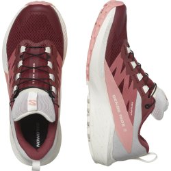 Кросівки Salomon Sense Ride 5 GTX W - темно червоні/ білі/ рожеві