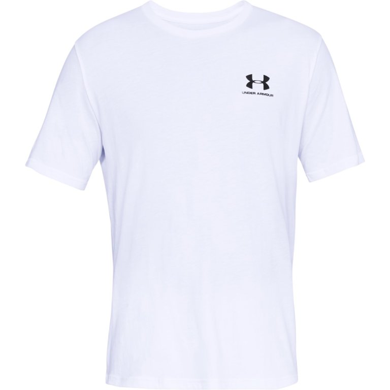 Футболка Under Armour Sportstyle Left Chest SS M - біла