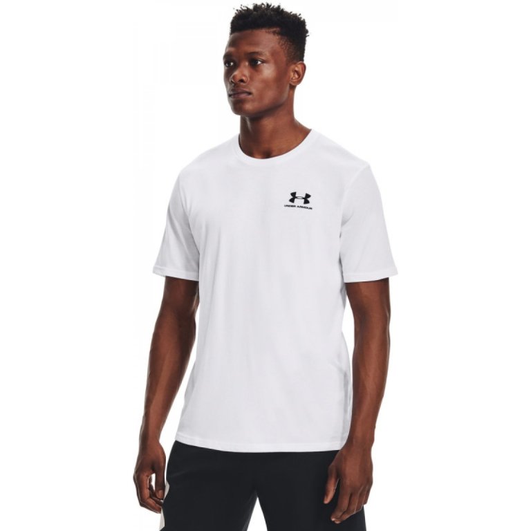 Футболка Under Armour Sportstyle Left Chest SS M - біла