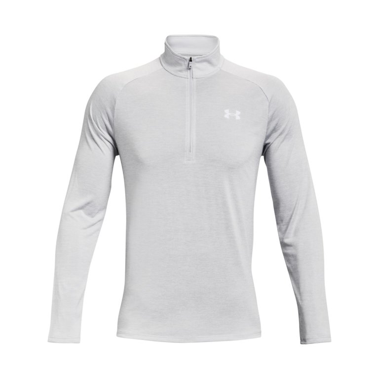Футболка Under Armour Tech 2.0 1/2 Zip M - сіра