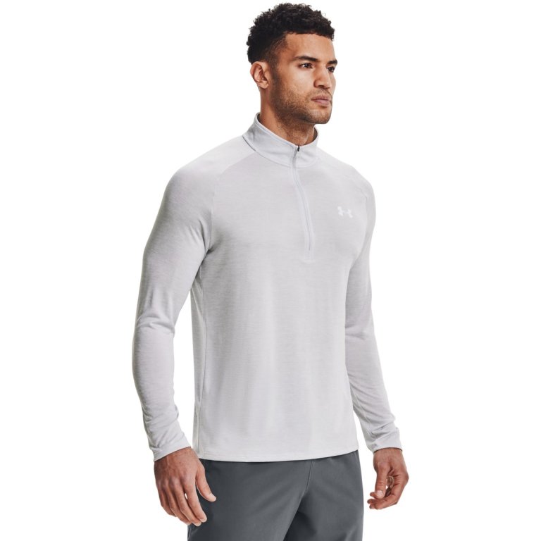 Футболка Under Armour Tech 2.0 1/2 Zip M - сіра