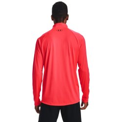 Tričko Under Armour Tech 2.0 1/2 Zip M - červená