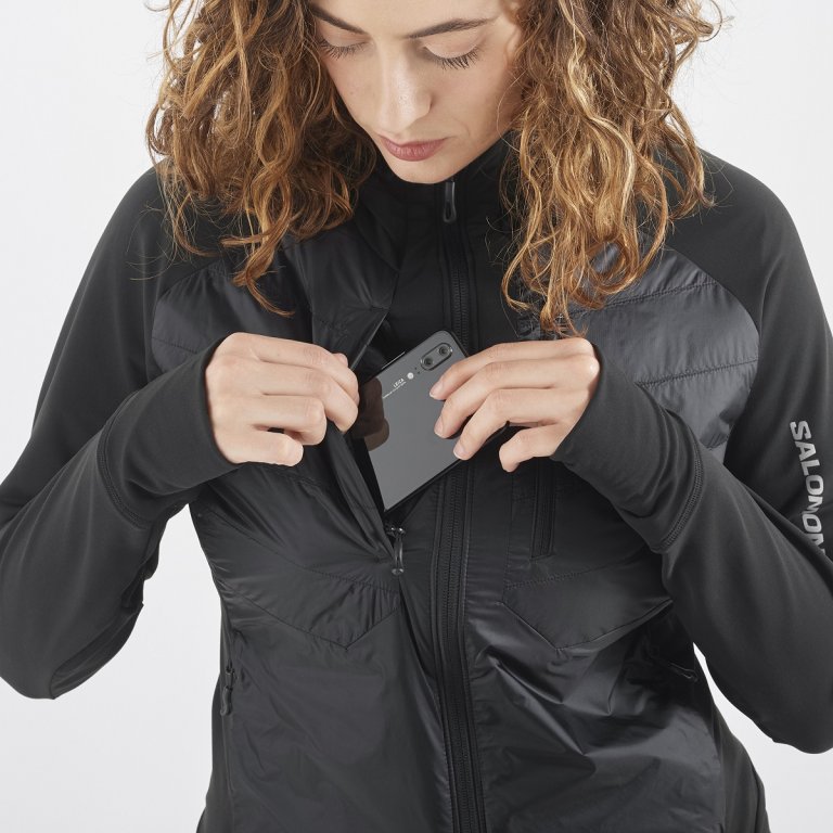 Куртка Salomon Elixir Hybrid HD Insul W - чорна