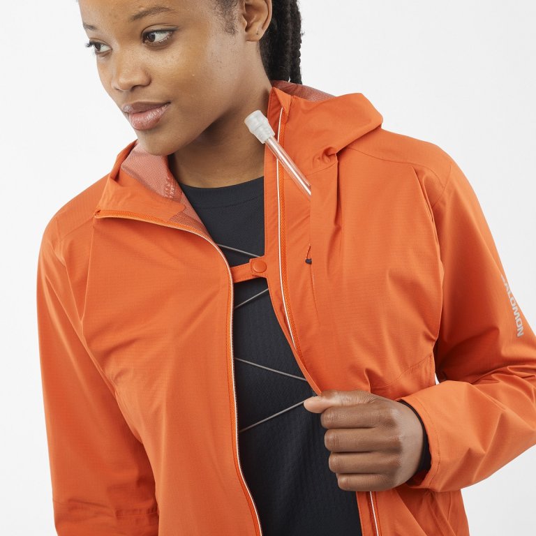 Куртка Salomon Bonatti Trail JKT W - помаранчева