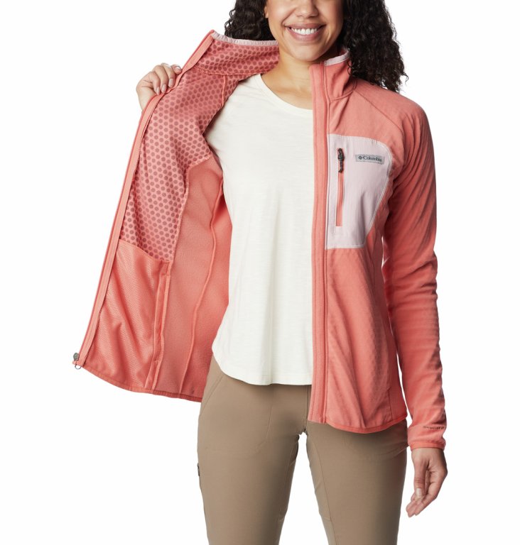 Толстовка на блискавці Columbia Outdoor Tracks™ Full Zip W - рожева