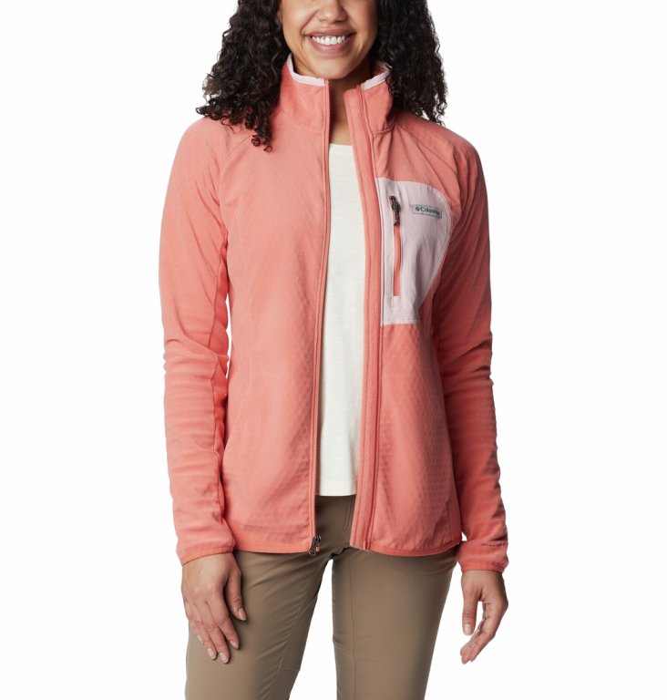Толстовка на блискавці Columbia Outdoor Tracks™ Full Zip W - рожева