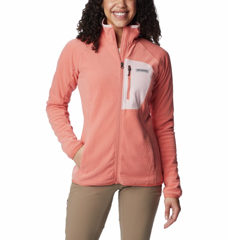 Толстовка на блискавці Columbia Outdoor Tracks™ Full Zip W - рожева