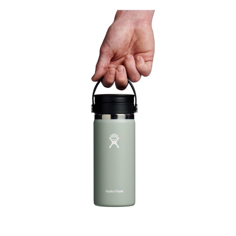 Термос Hydro Flask 16 унцій (473 мл) Wide Mouth Flex Sip Li - зелений