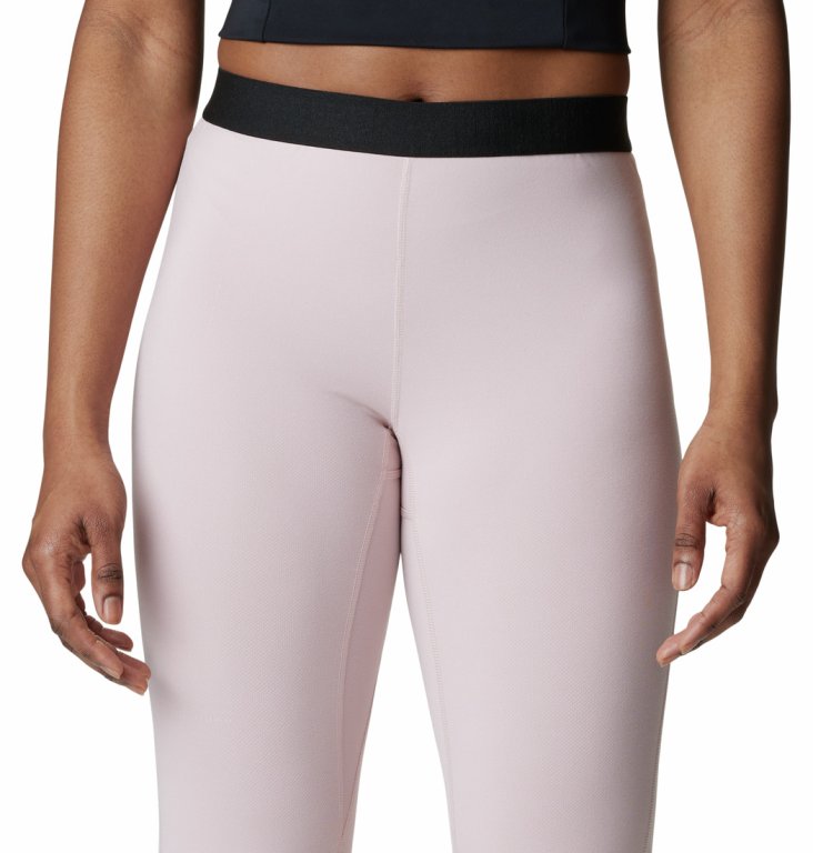 Легінси Columbia Midweight Stretch Tight W Leggings - світло-рожеві (стандартна довжина)