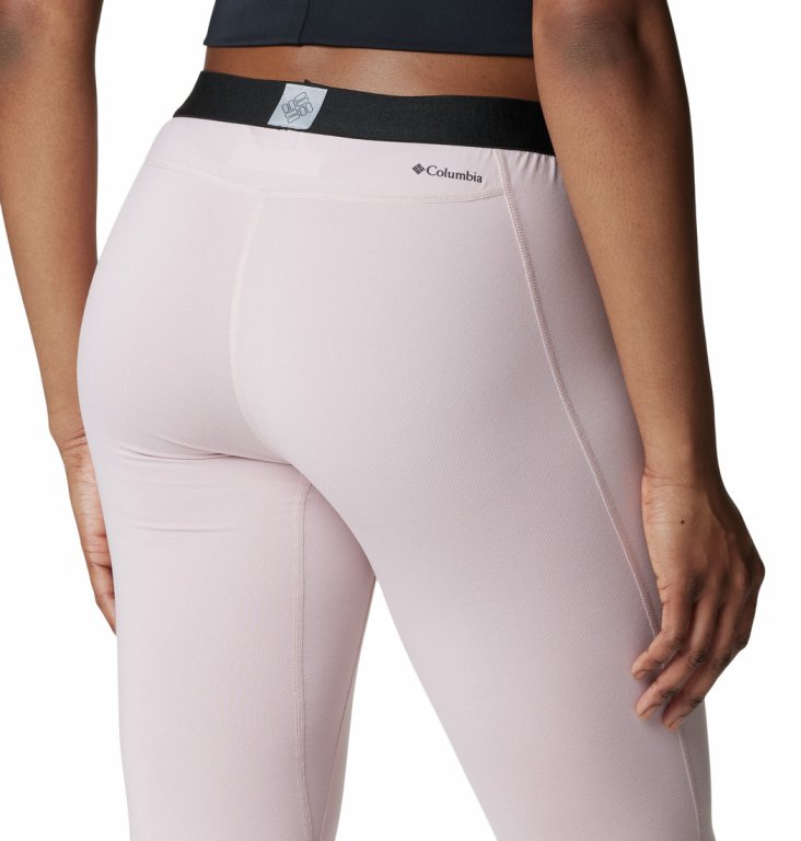 Легінси Columbia Midweight Stretch Tight W Leggings - світло-рожеві (стандартна довжина)